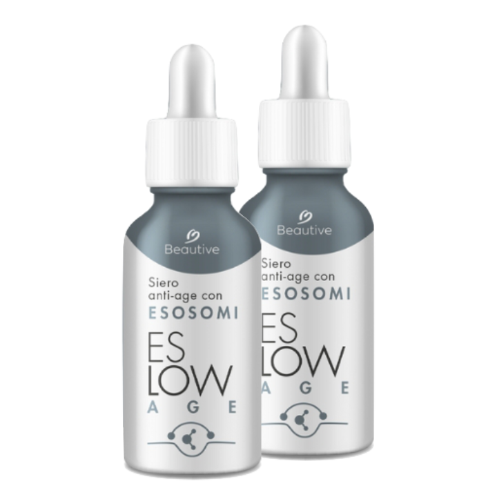 Due flaconi originali di siero viso Eslow Age
